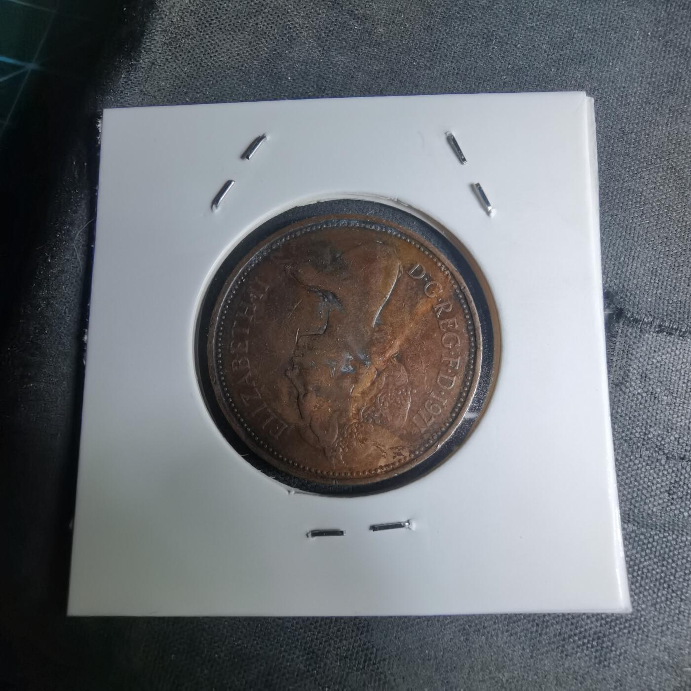 沼泽如烟--第945场 英国1971年2便士