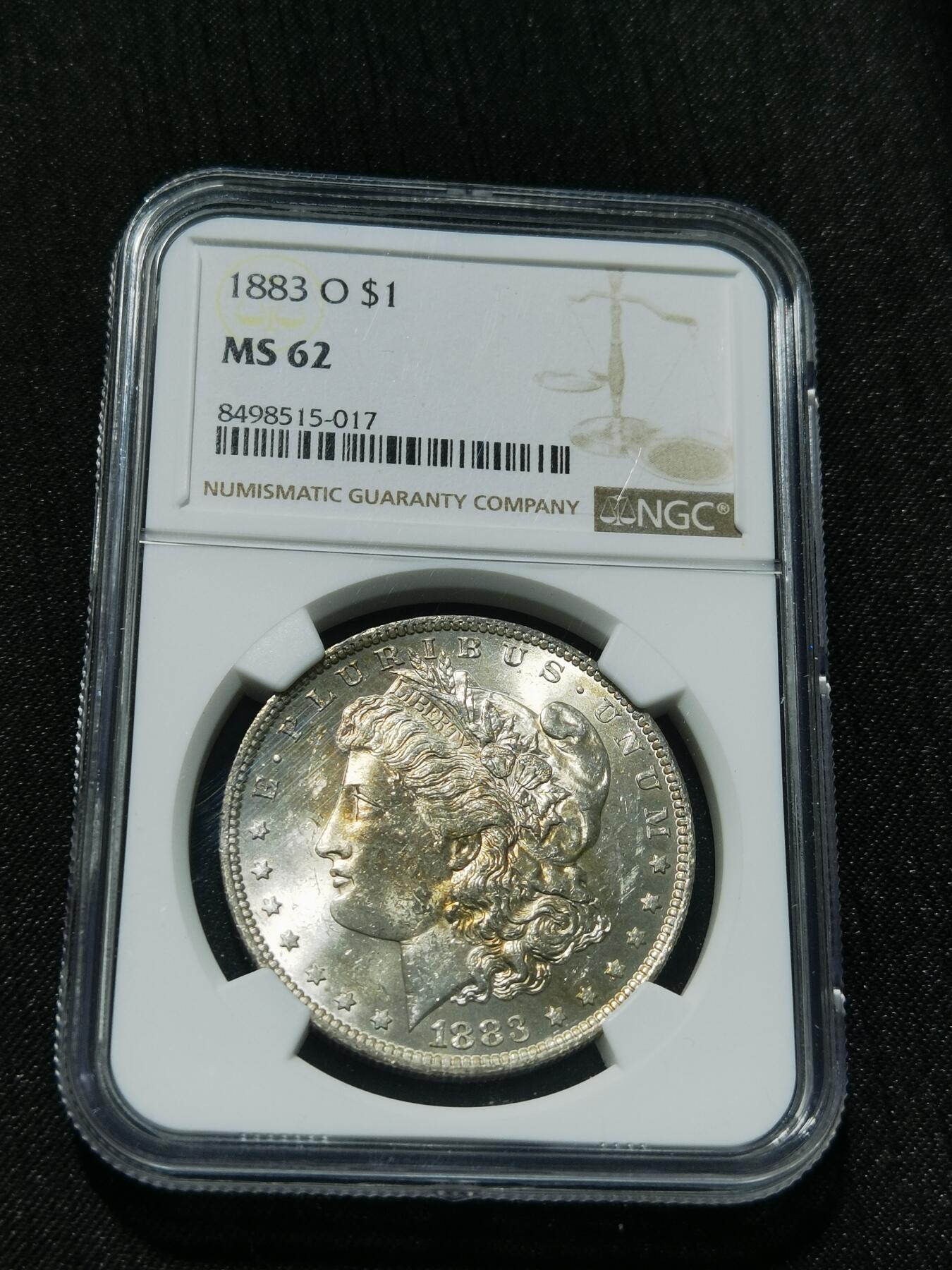 天下钱庄专场欢迎参拍 NGC MS62 1883美国摩根一美元银币