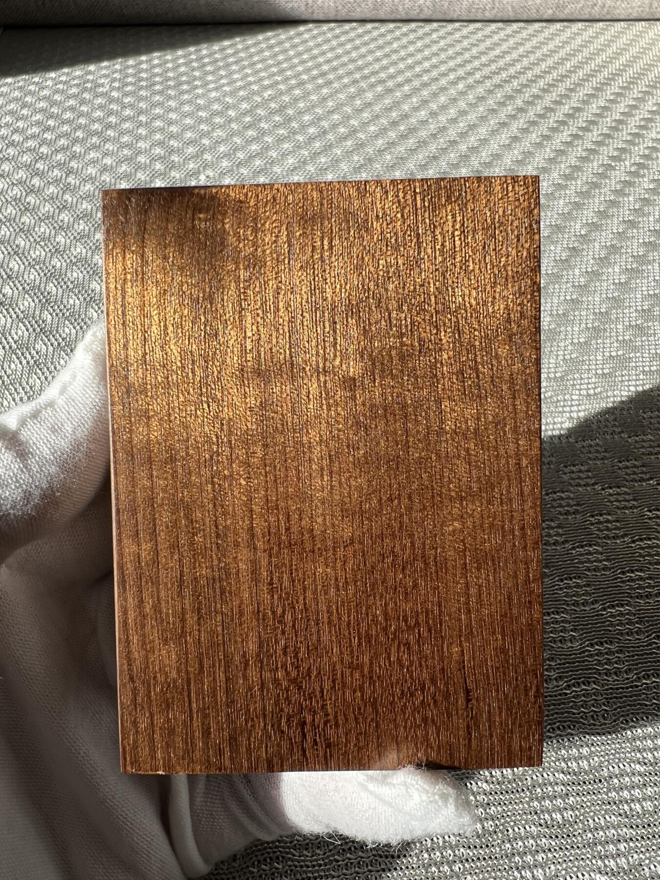 零元拍：B02金丝楠牌子，香喷喷的小金砖，金光闪闪，81/59/19.5MM