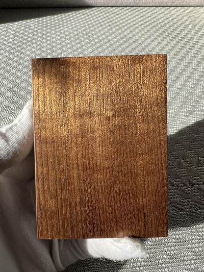 零元拍：B02金丝楠牌子，香喷喷的小金砖，金光闪闪，81/59/19.5MM - 零元拍：B02金丝楠牌子，香喷喷的小金砖，金光闪闪，81/59/19.5MM