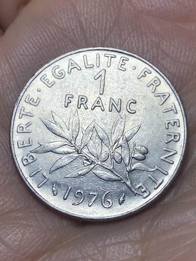 2025年第一百四十场(总第一百六十六场）外国好品散币场(免佣金) - 法国🇫🇷1976年1法郎