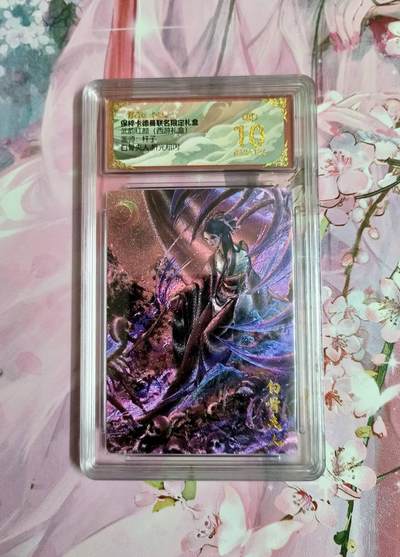 龙虎卡牌-六九场（无佣金，周六结拍，欢迎送拍） - 【10⭐】粗闪评级卡 卡德曼 大西几西游  白骨夫人爆金