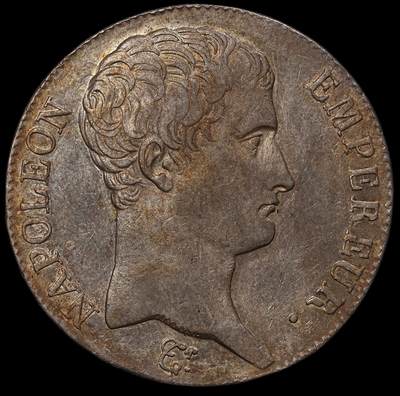 修遠堂世界钱币第九十九期 - 1807年法兰西第一帝国拿破仑一世5法郎大银币 L厂铭