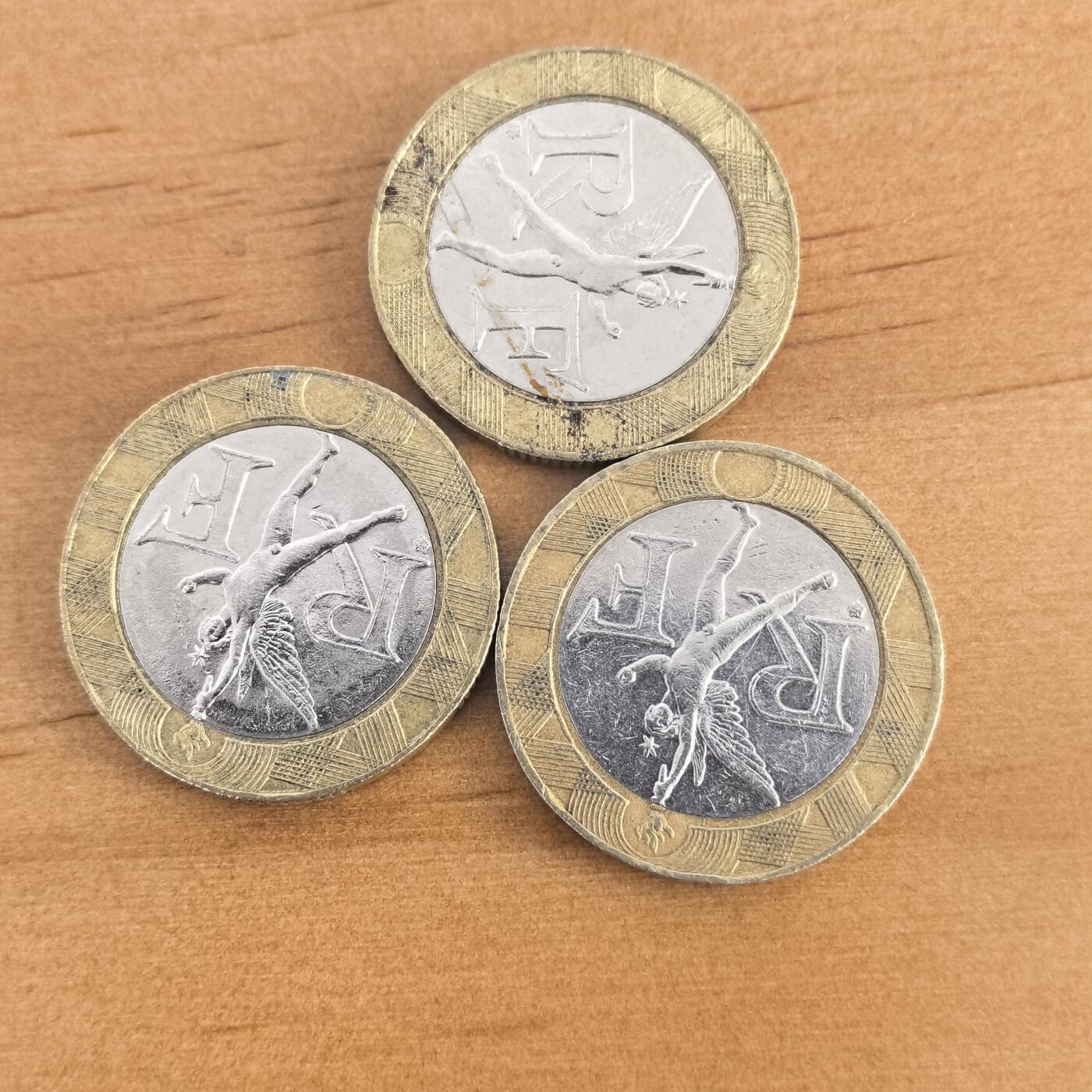 各国硬币第7期 无佣金 法国10法郎3枚