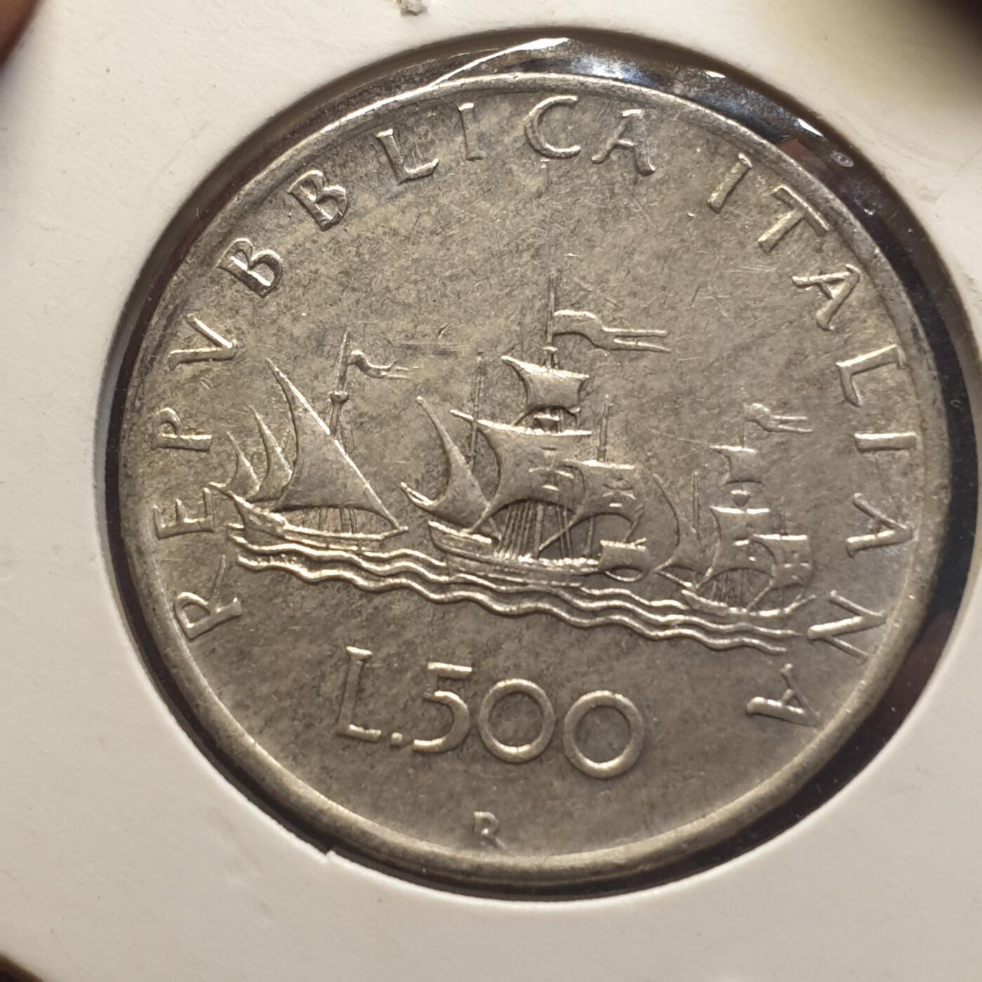 烟海杂币第12场 意大利500拉里银币