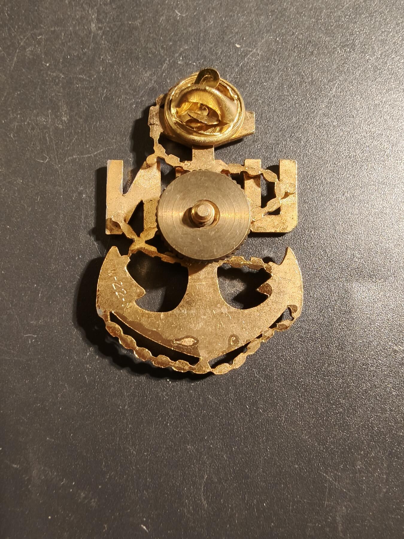 老王徽章第172期 美国海军士官长证章