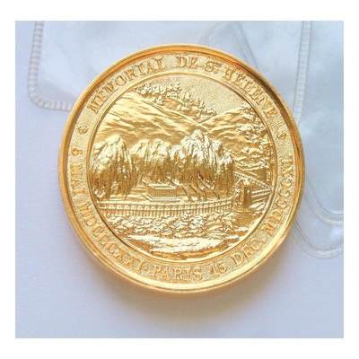 【旋风钱币】1月10日19:00准时开拍 精美欧洲币章、银币银章、第三帝国钱币等 全场包邮！ - 【艺术】法国艺术大章纪念1840年 拿破仑墓地+雄鹰高浮雕精制大镀金章 40MM