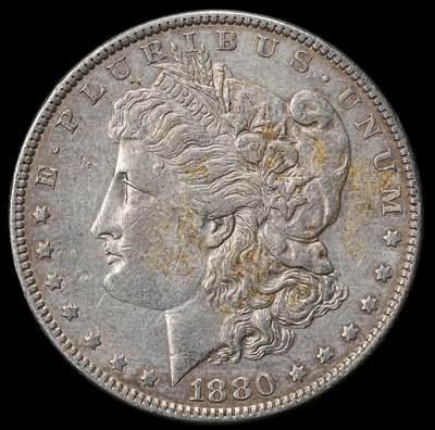 修遠堂世界钱币第九十九期 - 1880年美国摩根大银币 26.68g，含银90%