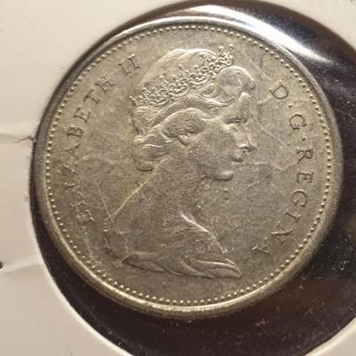 烟海杂币第12场 - 加拿大1968年25分银币