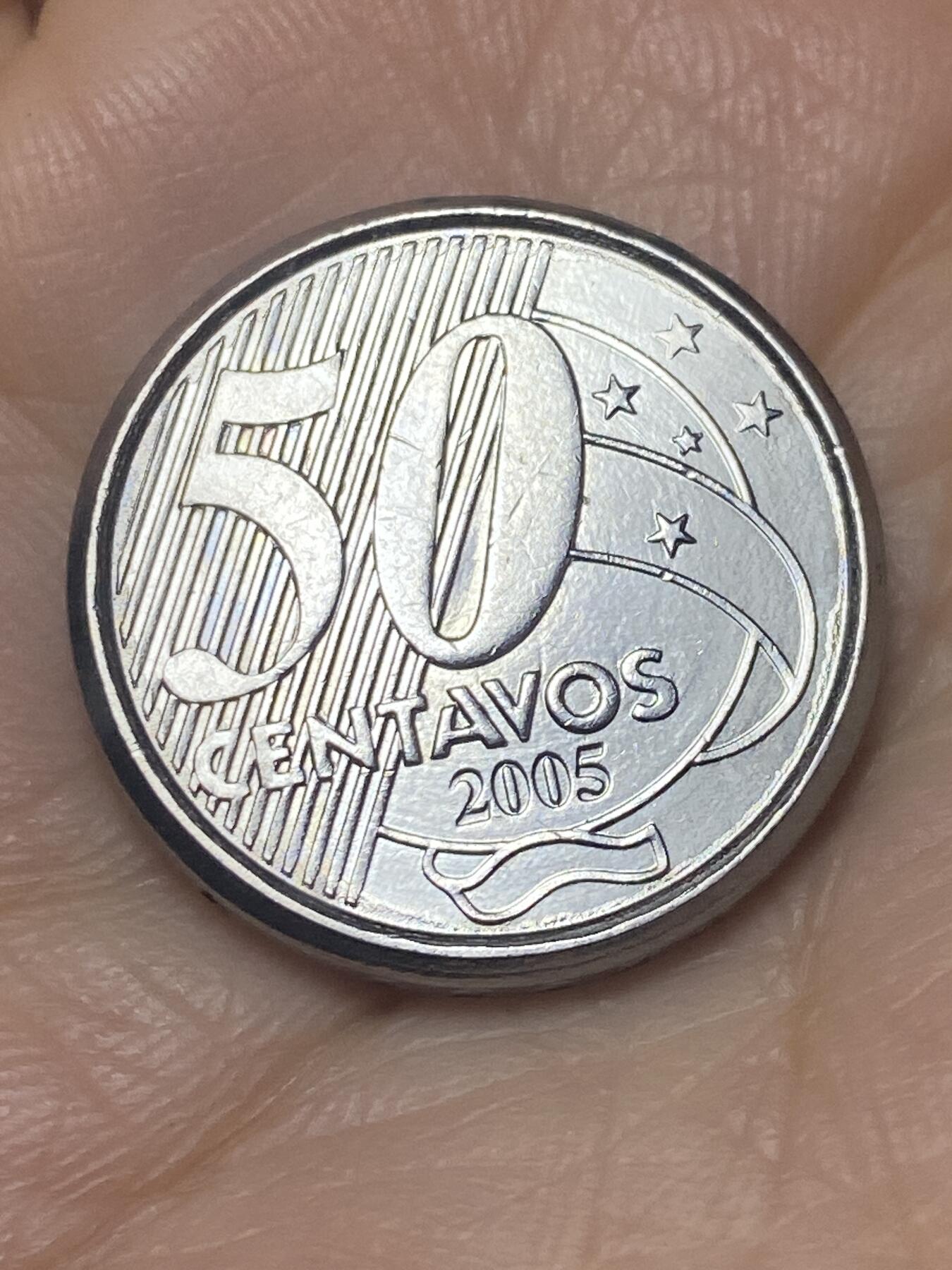 2025年第一百四十场(总第一百六十六场）外国好品散币场(免佣金) 巴西🇧🇷2005年50分