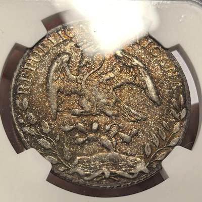 博洋堂世界钱币拍卖第154期（全场包邮） NGC VF 墨西哥花边鹰洋1886OA AE 五彩哇哈卡 稀少