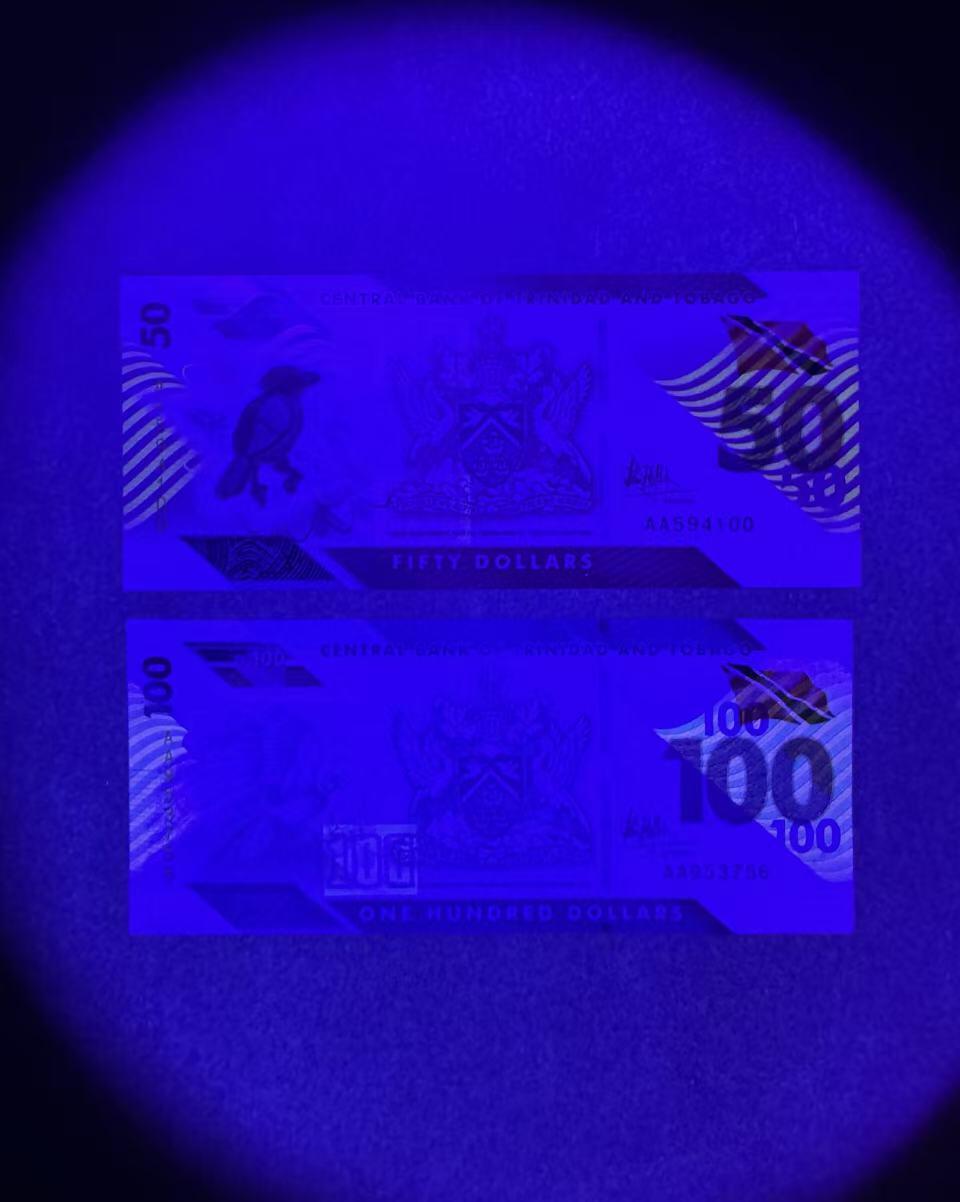 【Blue Auction】世界纸币精拍第768期——18级TOP拍卖/信誉/品质/专业/高效💫 【一组2张 AA冠】特立尼达和多巴哥 50-100元 全新UNC