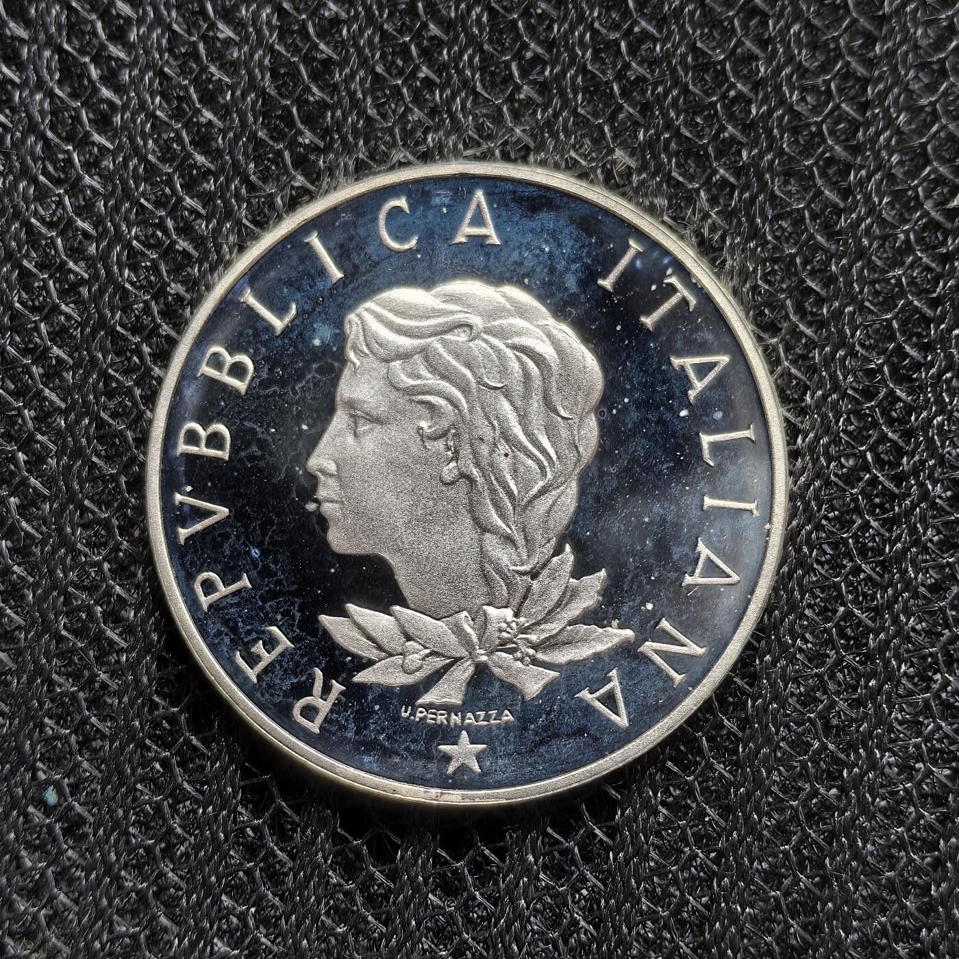 道一币馆币章第一百六十二场 原盒证 意大利1990年担任欧洲经济共同体主席国500里拉精制银币 10000