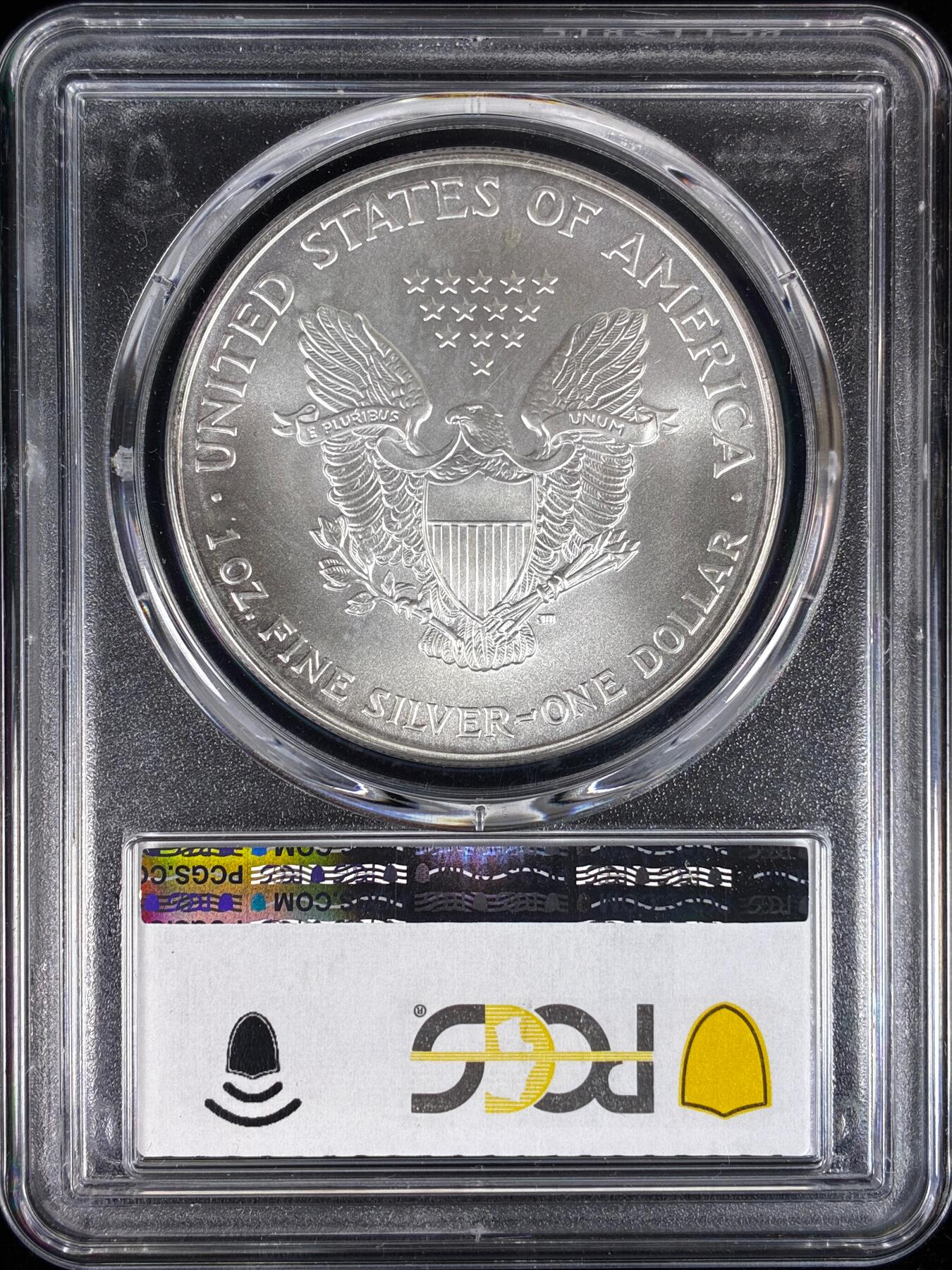 【雨安】【直播拍卖】【世界币章122期-评级币】2025-12-27 周六 19:30 保真 [评级现代] USA 美国 投资银 行走女神 1盎司 2007年  PCGS-MS67