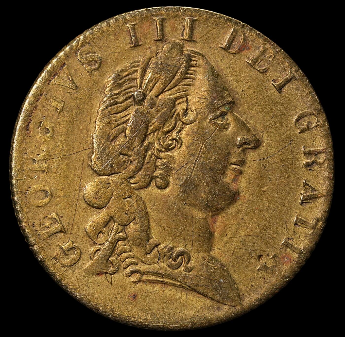 修遠堂世界钱币第九十九期 1790年英国代用币 3.70g