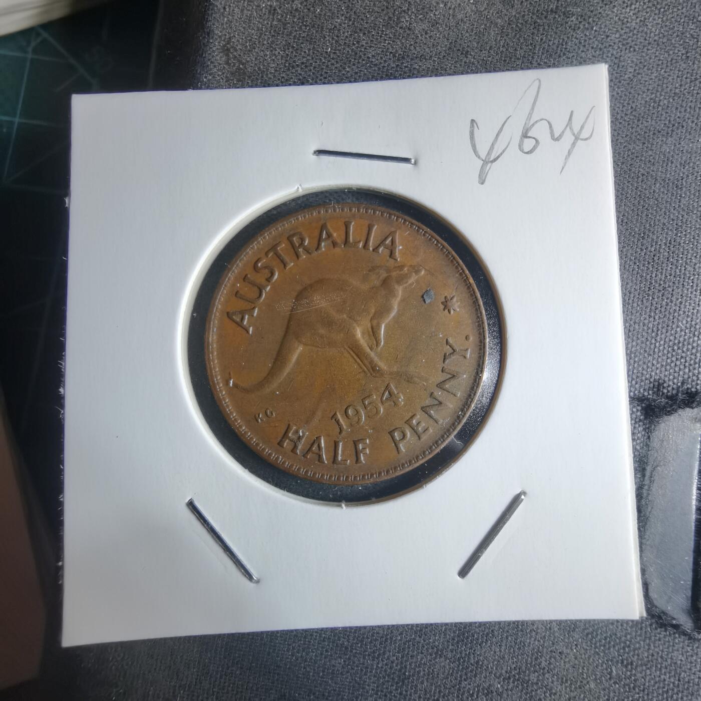 沼泽如烟--第946场 澳大利亚1954年半便士