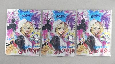 龙虎卡牌-六九场（无佣金，周六结拍，欢迎送拍） - 粗闪3张 奇点 蜘蛛女格温三宫