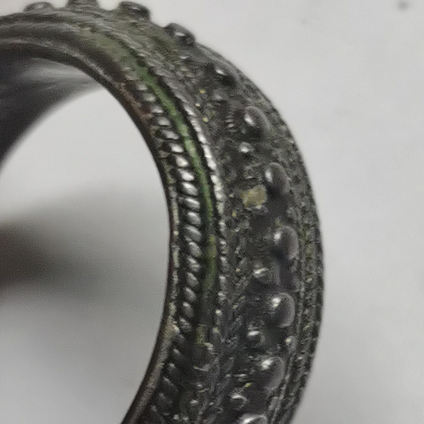 杂件专场90期 清代老银戒指，小指戒