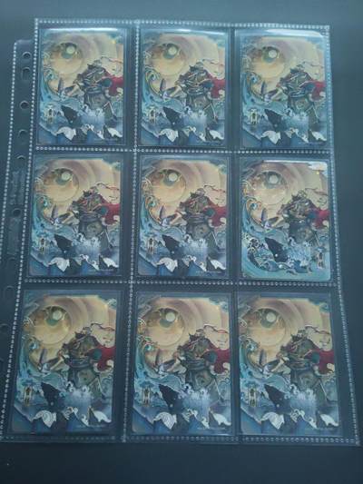 阳大大卡牌拍卖第89期（持续收拍品，周五晚上九点截拍，进群福利早知道） - 【曹操九宫】卡游三国  曹操 九宫 包含八张普通+一张平行特卡+卡砖定制卡砖一枚