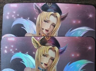 花开卡拍第53期（12月28号周日截拍，品控勿拍!!!拍品不寄存，运费5元，自制卡难免瑕疵，可能存在轻微撞角爆边等出厂瑕疵，品控介意勿拍！） - 墨卡文创 艺术对卡 彩闪2张