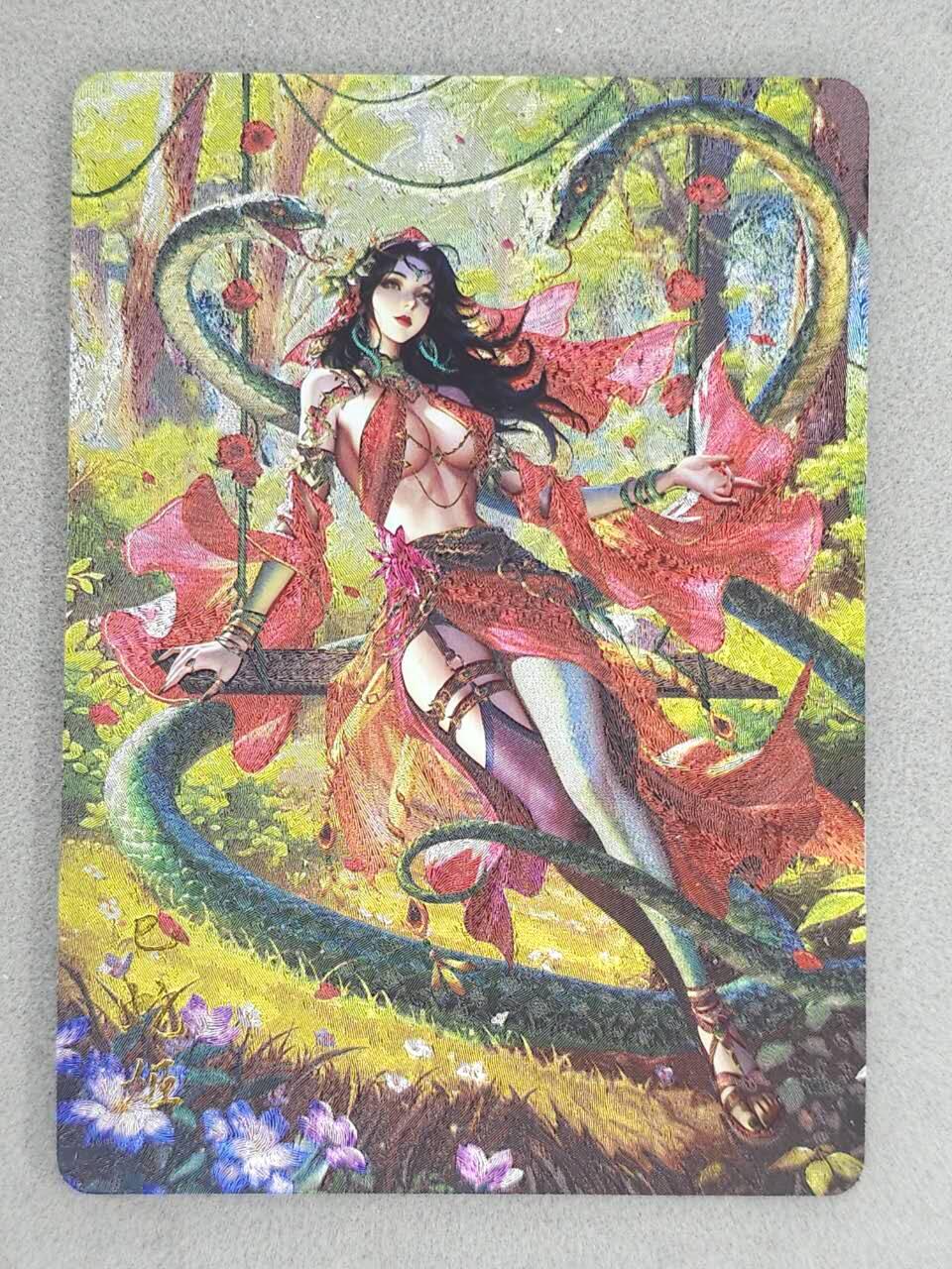 龙虎卡牌-六九场（无佣金，周六结拍，欢迎送拍） 粗闪卡 百里 巳蛇姬