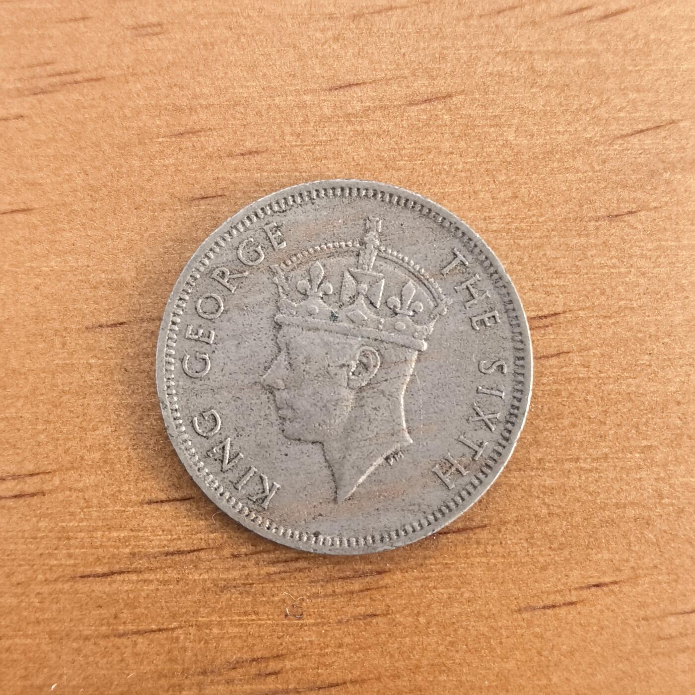 各国硬币第7期 无佣金 马来亚乔治六世20分