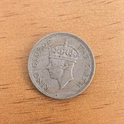 各国硬币第7期 无佣金 - 马来亚乔治六世20分