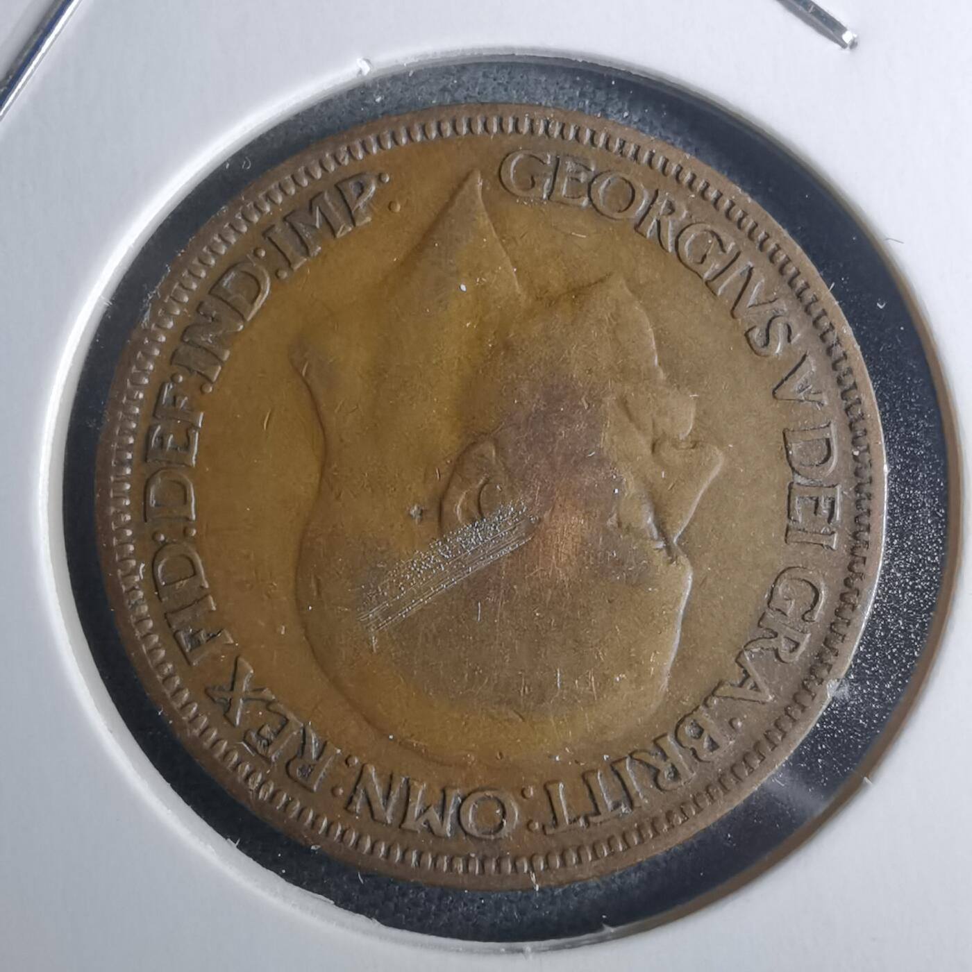 沼泽如烟--第946场 英国1927年半便士