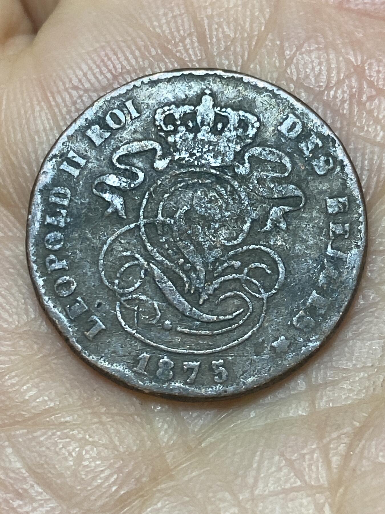 2025年第一百四十场(总第一百六十六场）外国好品散币场(免佣金) 比利时🇧🇪1875年2分(利奥波德二世时期)