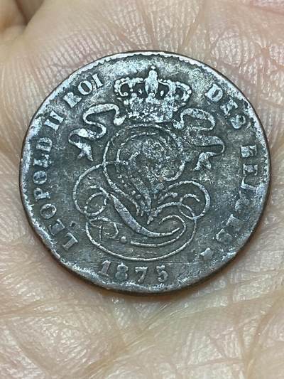 2025年第一百四十场(总第一百六十六场）外国好品散币场(免佣金) - 比利时🇧🇪1875年2分(利奥波德二世时期)