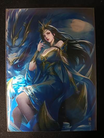 花开卡拍第53期（12月28号周日截拍，品控勿拍!!!拍品不寄存，运费5元，自制卡难免瑕疵，可能存在轻微撞角爆边等出厂瑕疵，品控介意勿拍！） - 玩卡秀 神话典藏 龙女 jiasvn 镭射光刻