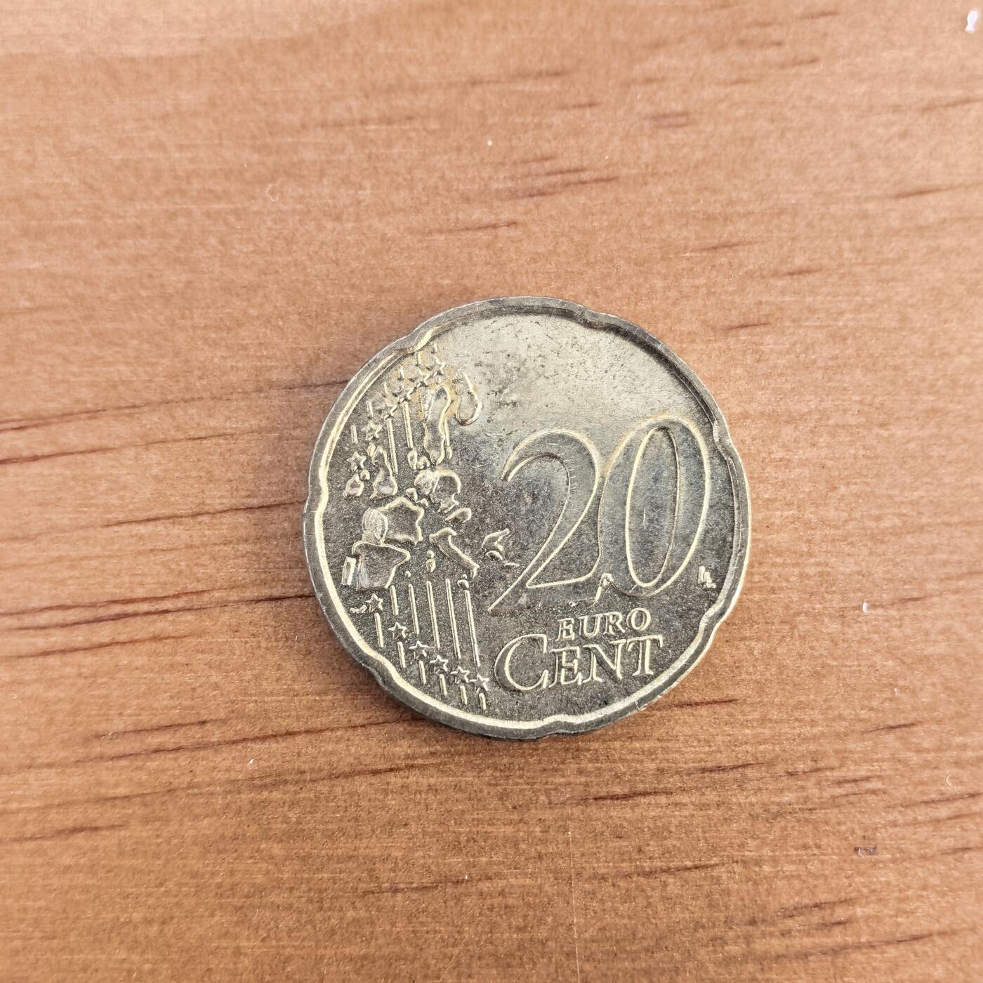 各国硬币第7期 无佣金 比利时20欧分