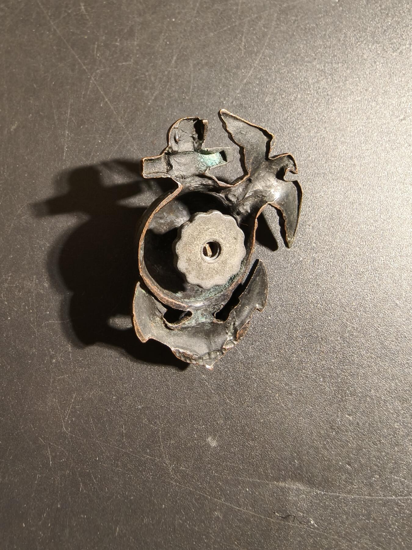 老王徽章第172期 美国海军陆战队大檐帽徽    低可视度版