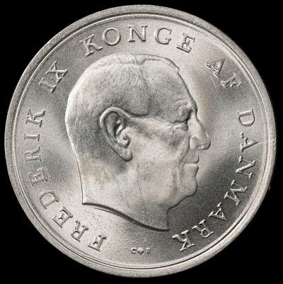 修遠堂世界钱币第九十九期 - 1967年丹麦玛格丽特公主结婚纪念10克朗银币 20.40g，含银80%