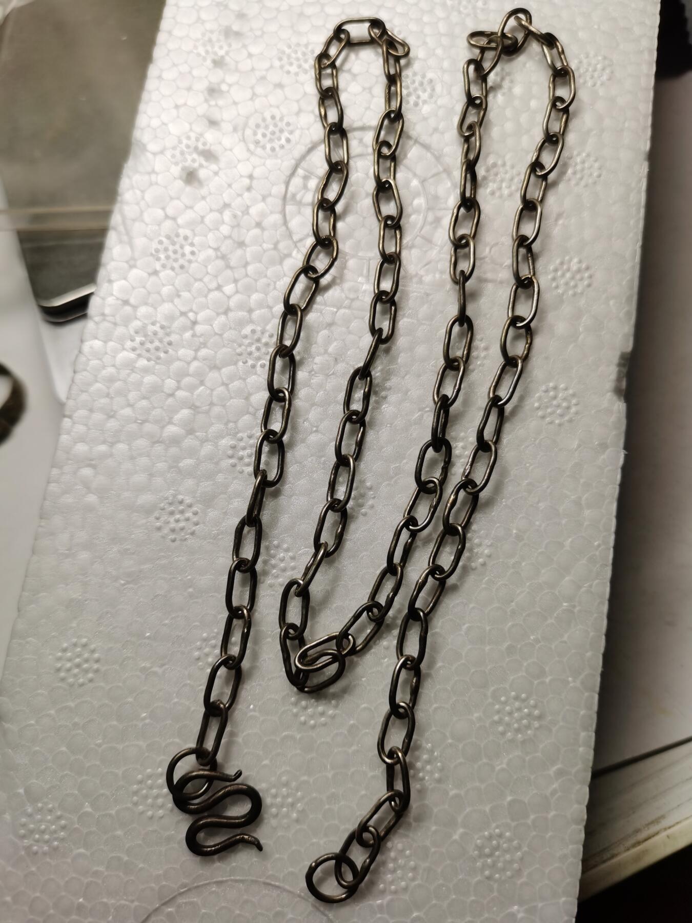 杂件专场90期 清末民国时期老银链