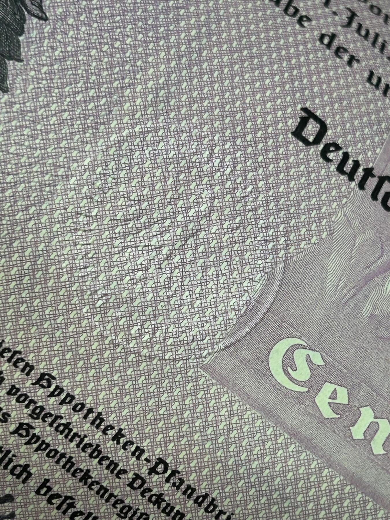 西秦中古拍卖第七十期 二战时期 德三1941年土地信贷500马克债券 有水印