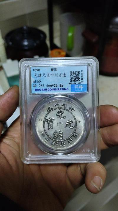 四川光绪元宝龙洋一元 - 四川光绪元宝龙洋一元