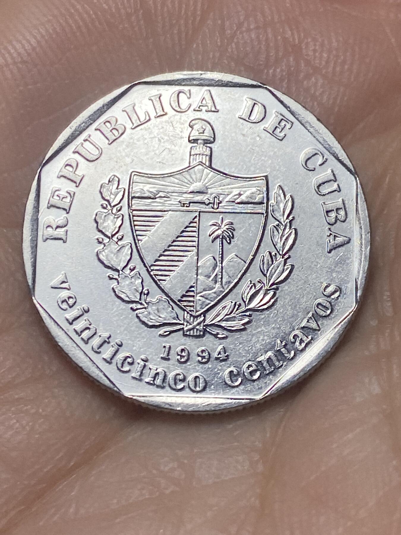 2025年第一百四十场(总第一百六十六场）外国好品散币场(免佣金) 古巴🇨🇺1994年25分(旅游外汇币)