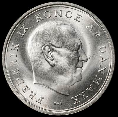 修遠堂世界钱币第九十九期 - 1967年丹麦玛格丽特公主结婚纪念10克朗银币 20.40g，含银80%