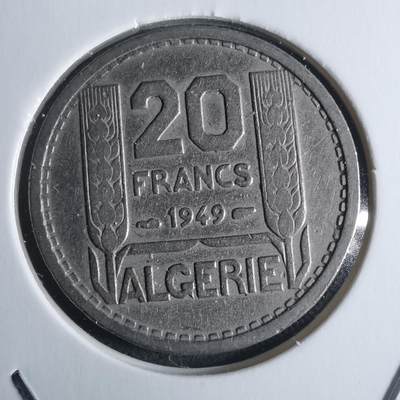 沼泽如烟--第946场 - 阿尔及利亚1949年20法郎