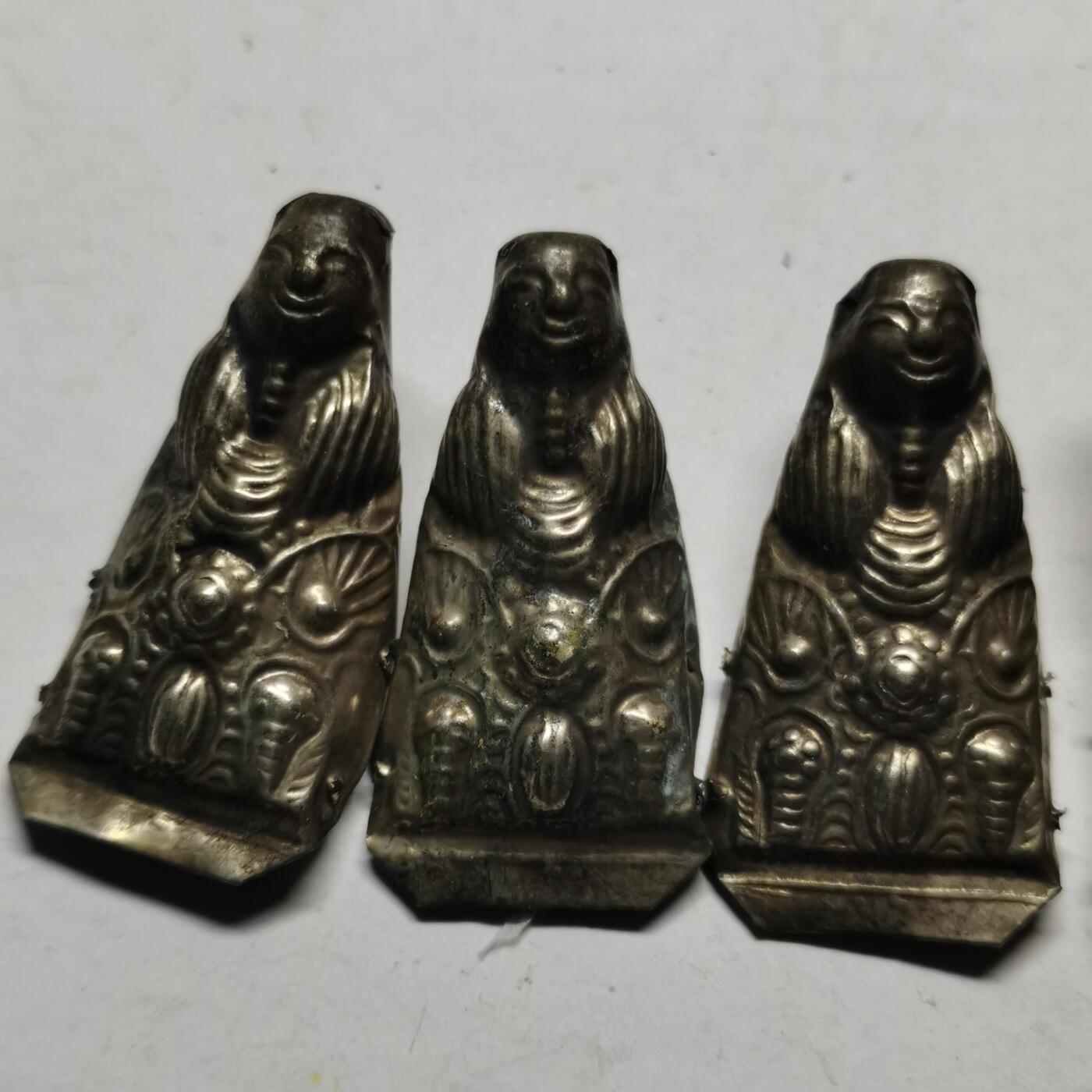 杂件专场90期 清代老银佛