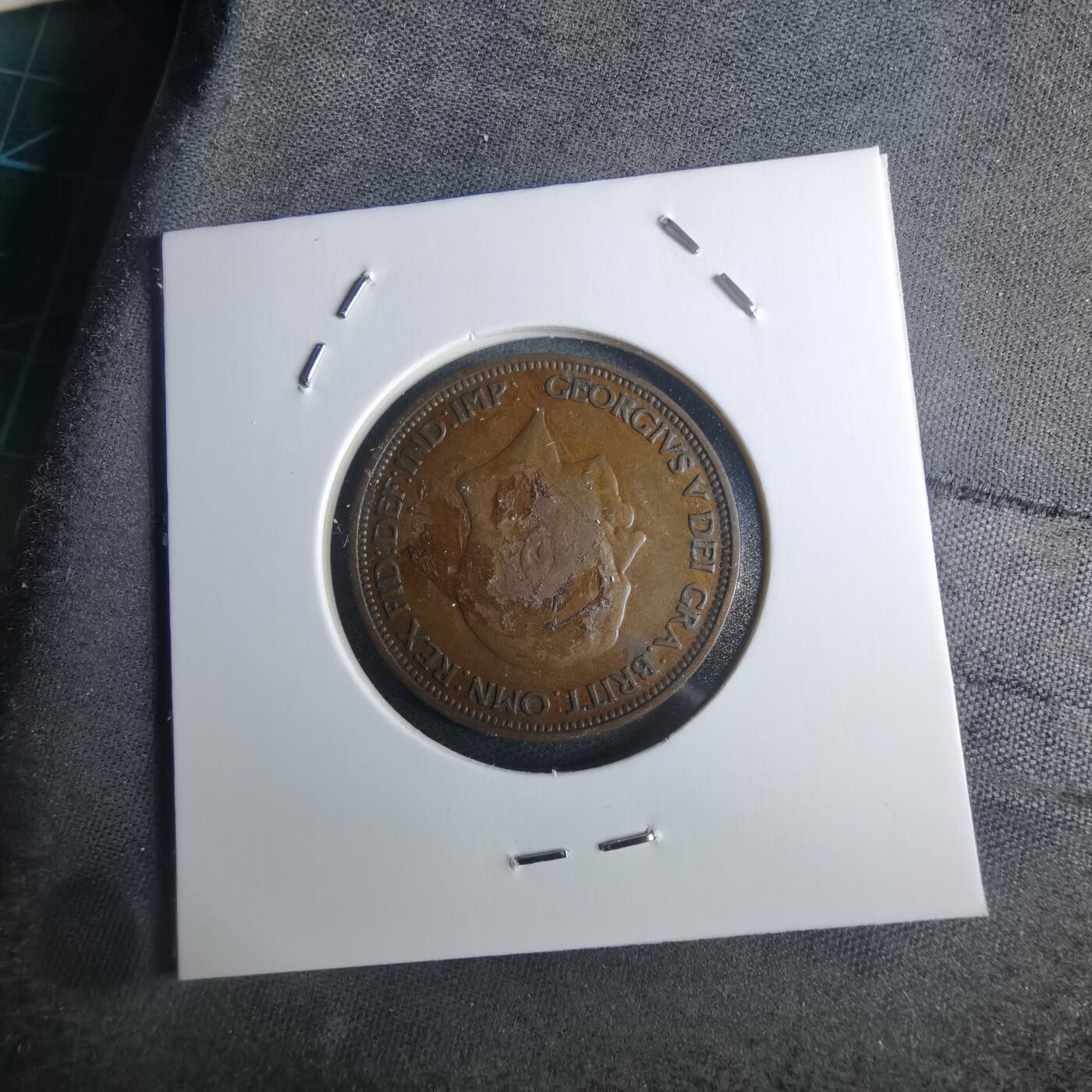 沼泽如烟--第946场 英国1929年半便士