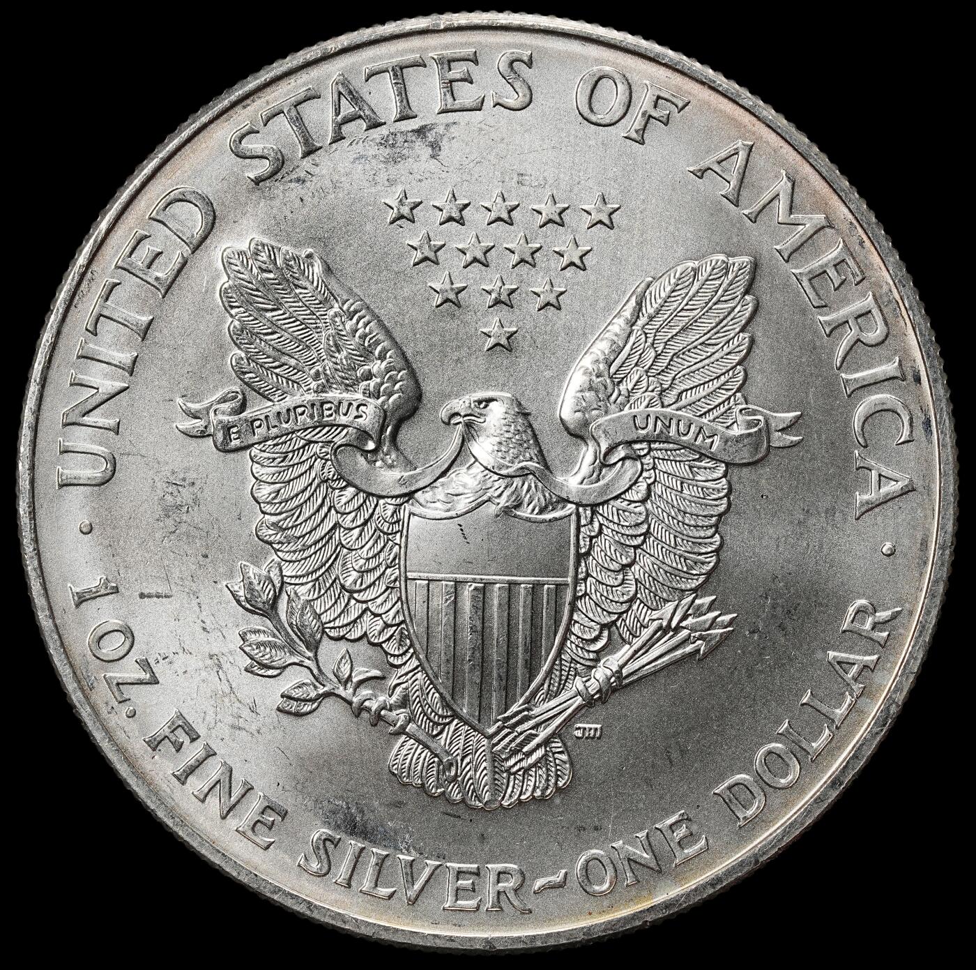 修遠堂世界钱币第九十九期 2000年美国行走的女神1盎司投资银币 1盎司，999银