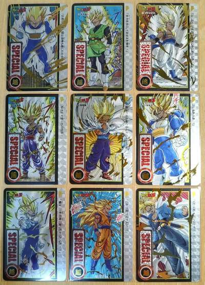 龙虎卡牌-六九场（无佣金，周六结拍，欢迎送拍） - 粗闪9张 江东卡牌 龙珠一套（非常远古 早已绝版）