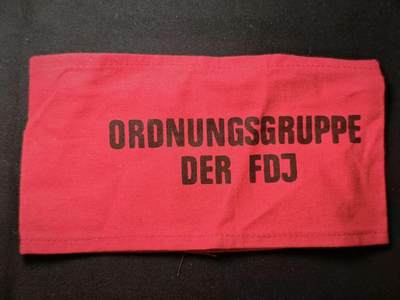 罗岚⭐爱藏⭐甄选专拍第三场-分享拍场赚佣（实体店在建中···） - 民主德国自由青年同盟“政治秩序小组”袖章  极其少见