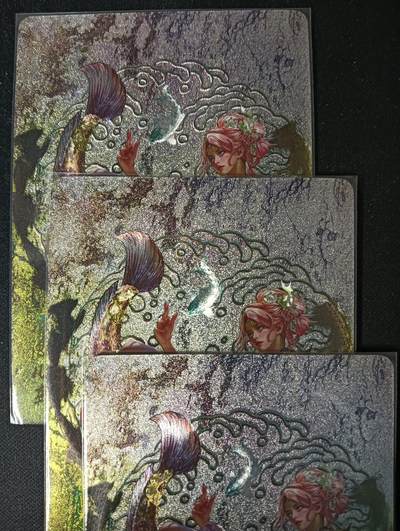 花开卡拍第53期（12月28号周日截拍，品控勿拍!!!拍品不寄存，运费5元，自制卡难免瑕疵，可能存在轻微撞角爆边等出厂瑕疵，品控介意勿拍！） - 燎原卡牌， 罐儿幻西游  灞波儿奔3渐变折光粗闪