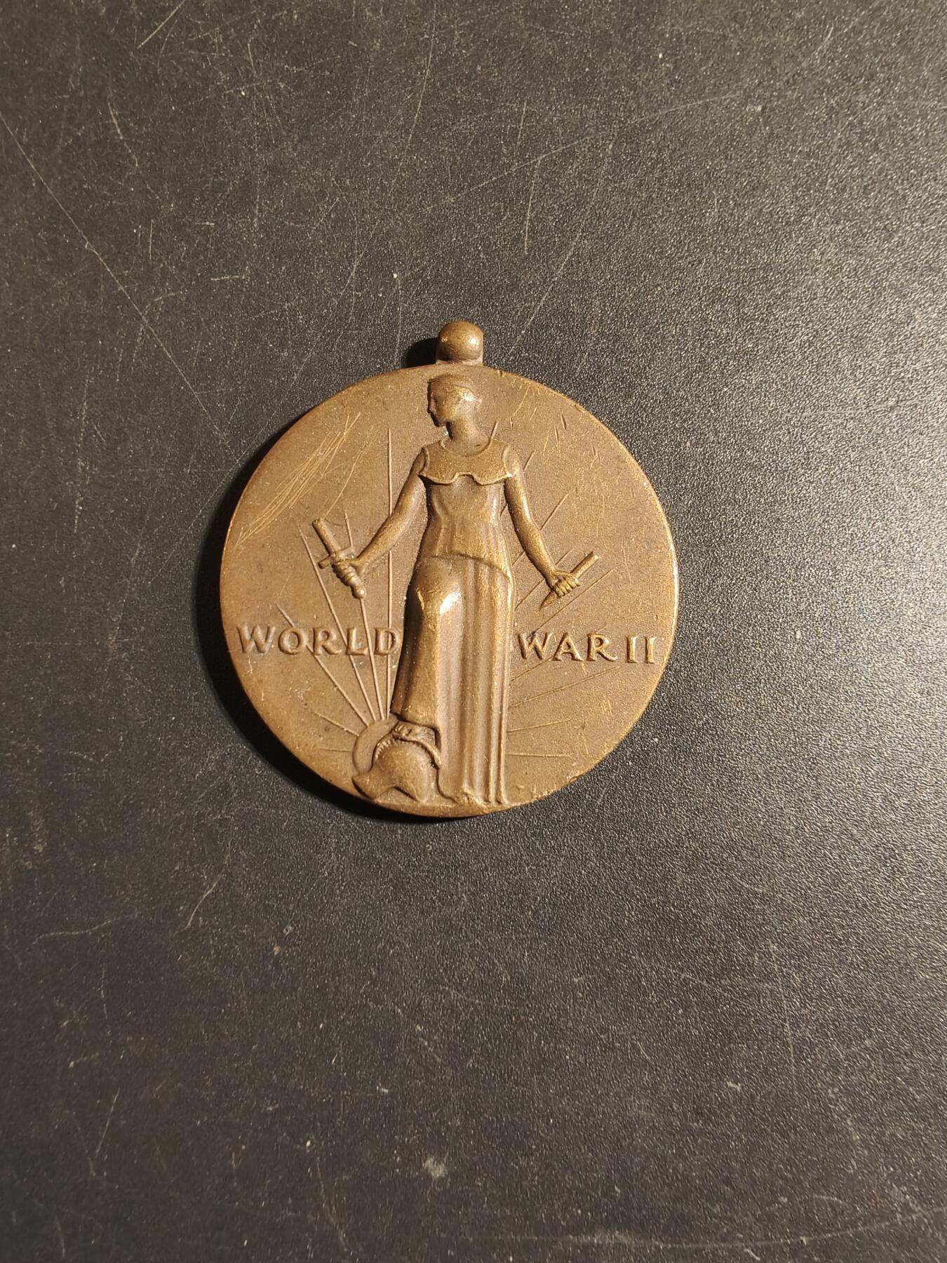 老王徽章第172期 美国二战胜利奖章   无绶带