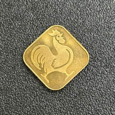西秦中古拍卖第七十期 - 1993年 日本生肖鸡纪念章 日本造币局造