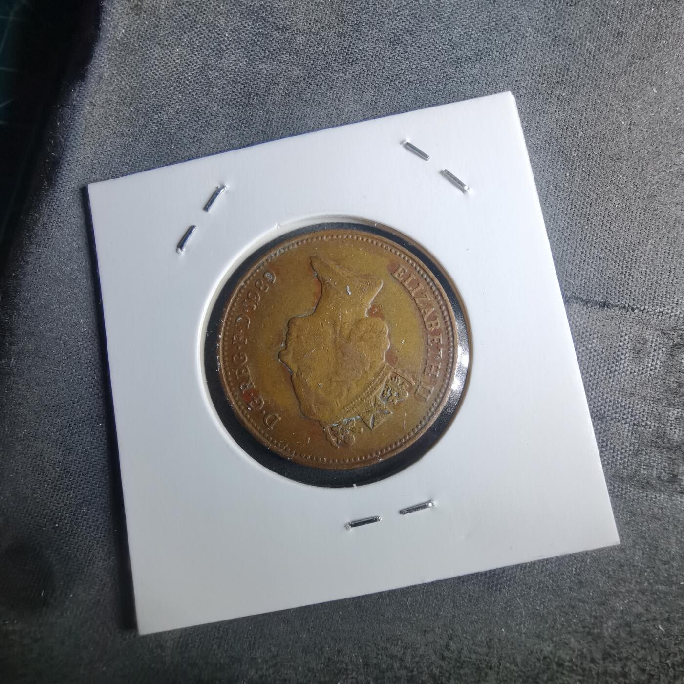 沼泽如烟--第946场 英国1989年2便士