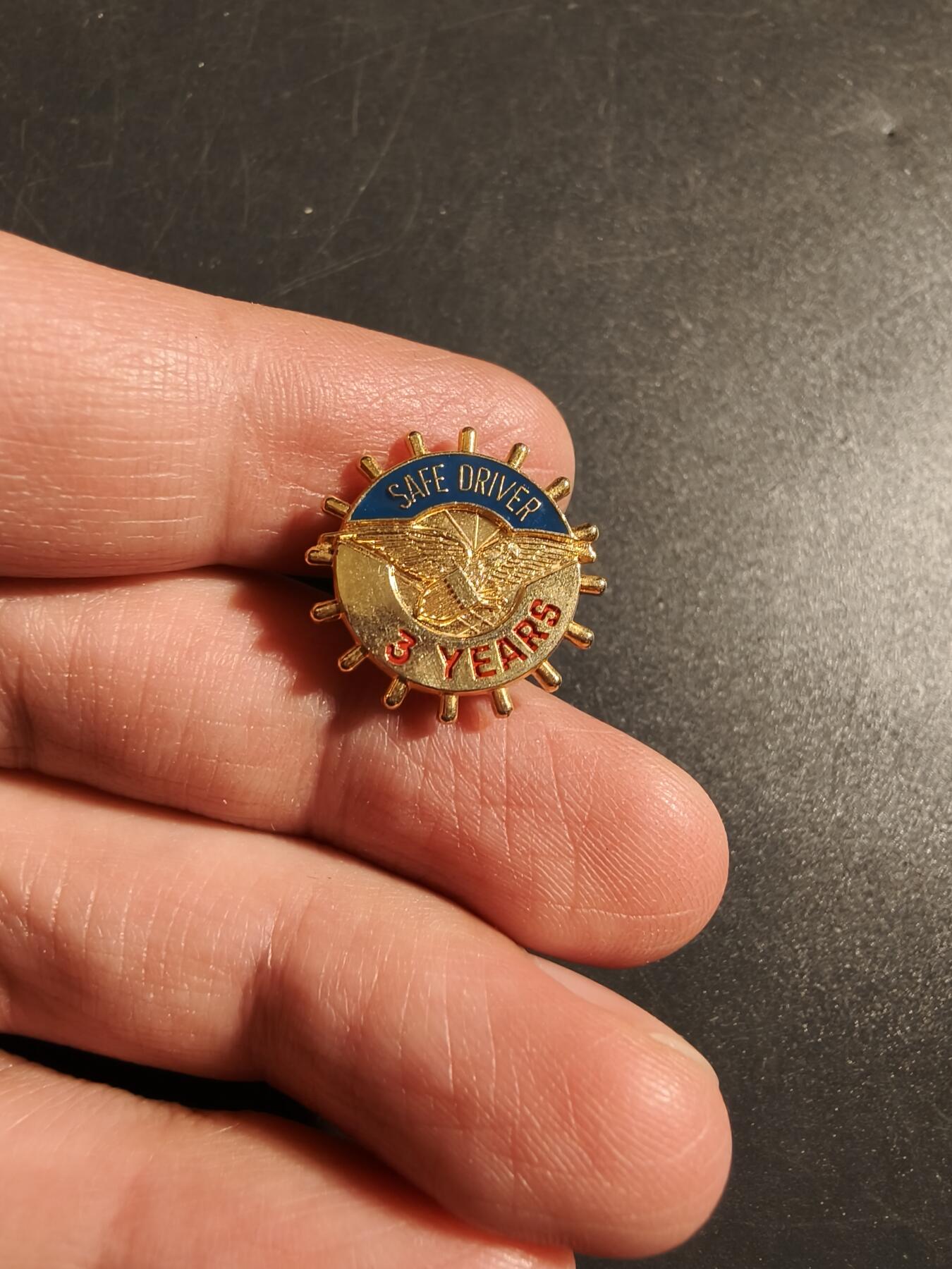老王徽章第172期 美国安全委员会3年安全驾驶证章